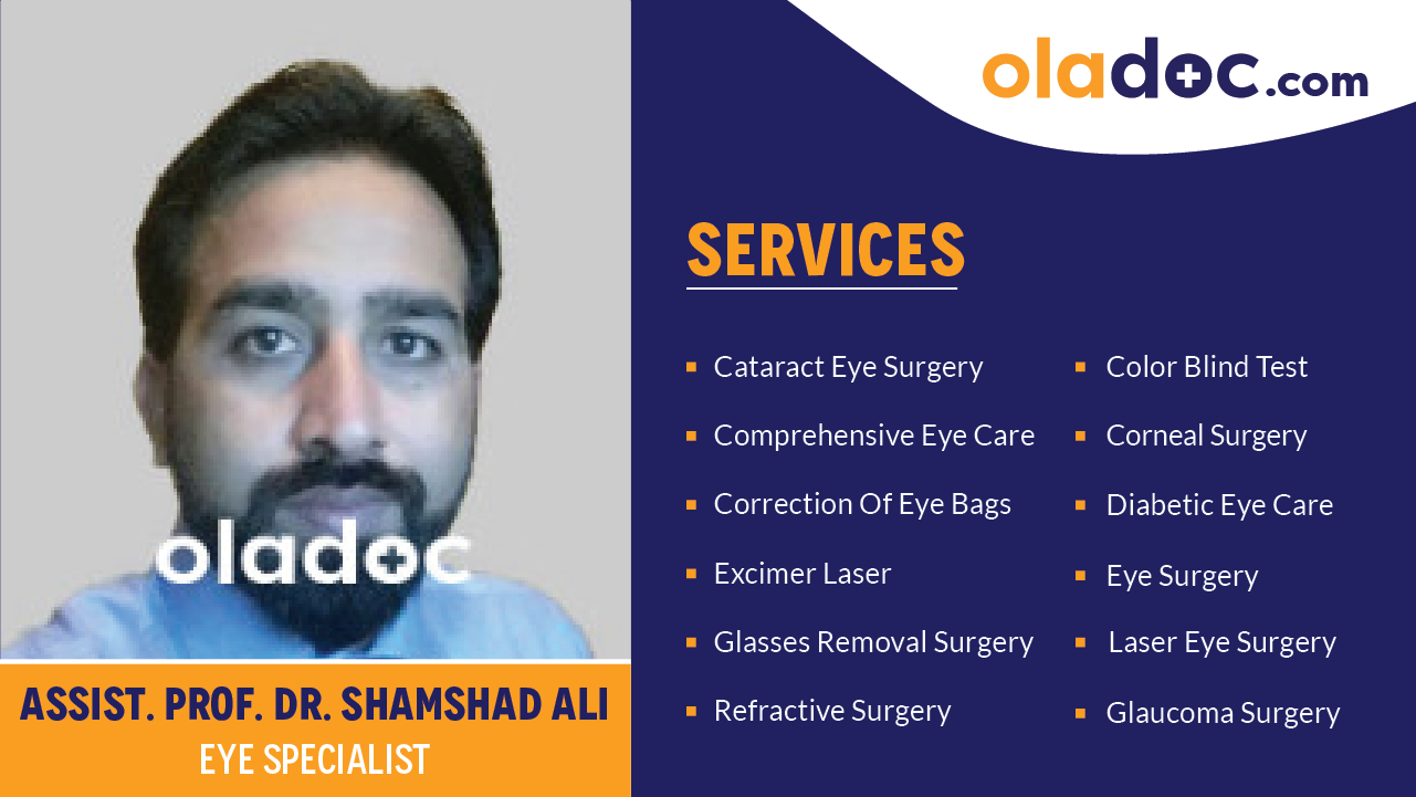 Services provided by Dr.Shamshad Ali